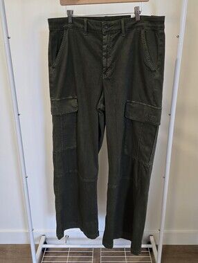American Eagle Size 18 Stretch Wide Leg Baggy Cargo Pants